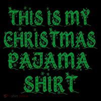 This is my Christmas Pajama Shirt Snow Letters Coffee Mug thumb 5