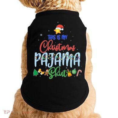 This is My Christmas PJ Shirt Doggie Tank