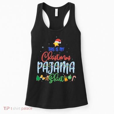 This is My Christmas PJ Shirt Women's Tank Top