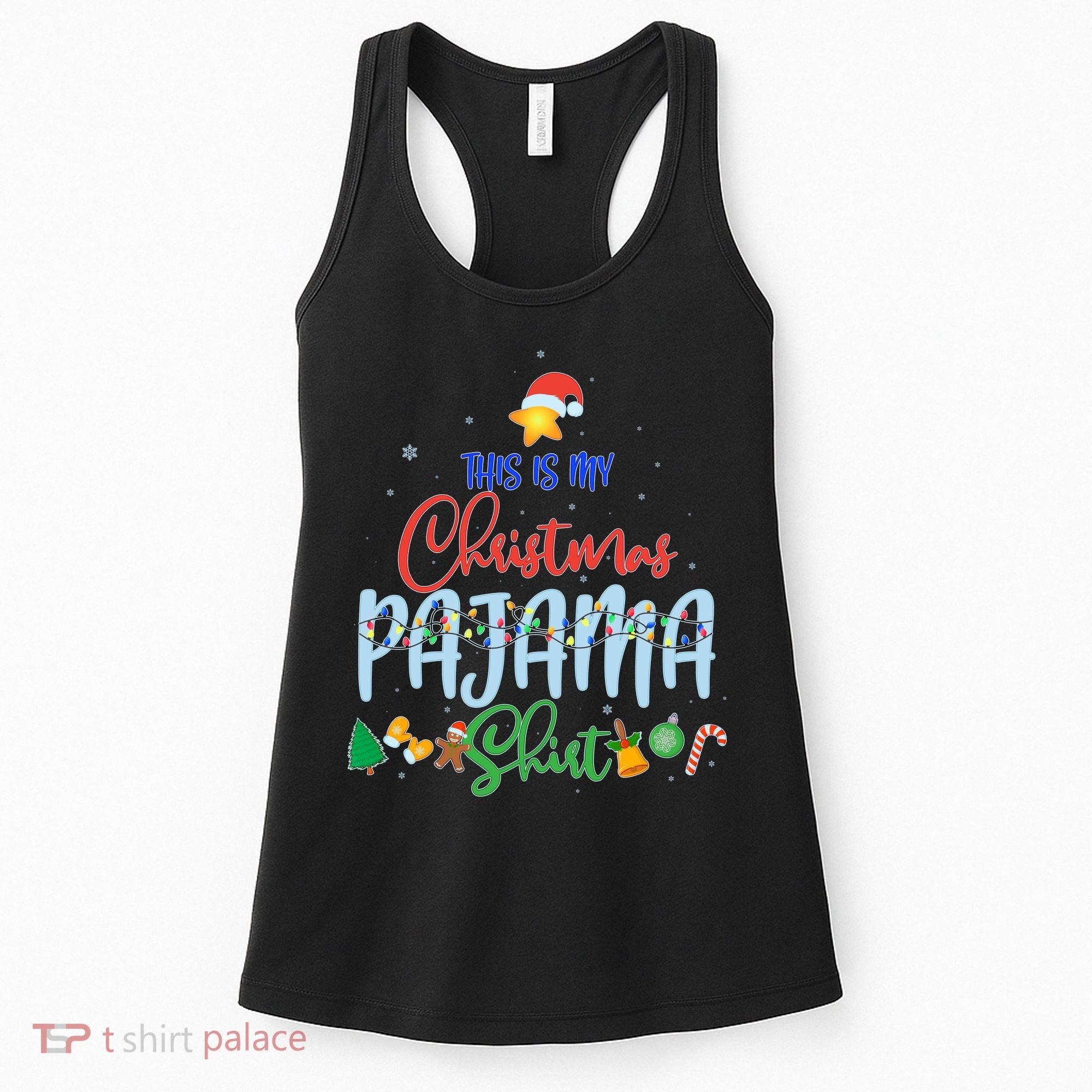 This is My Christmas PJ Shirt Women's Tank Top