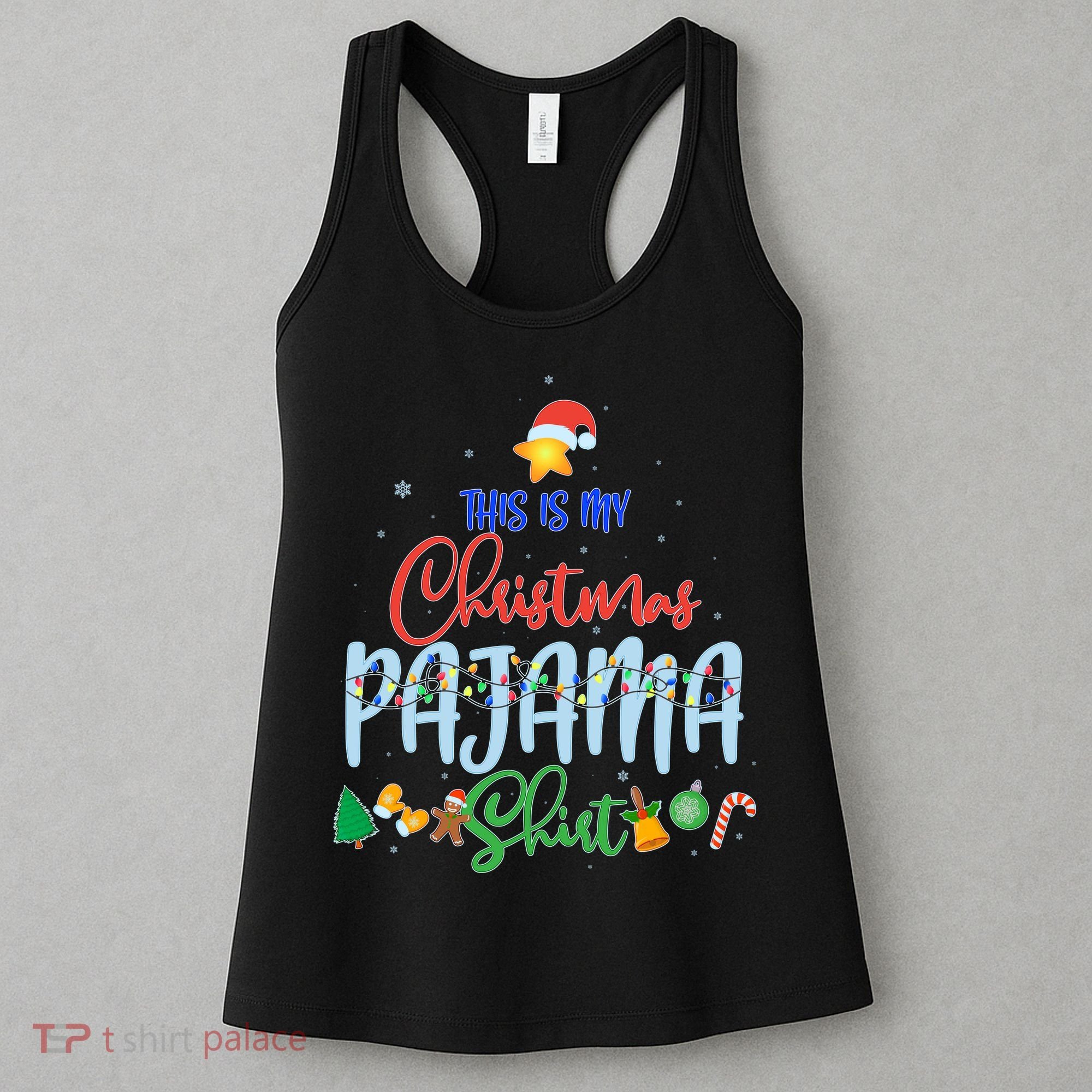 This is My Christmas PJ Shirt Women's Tank Top