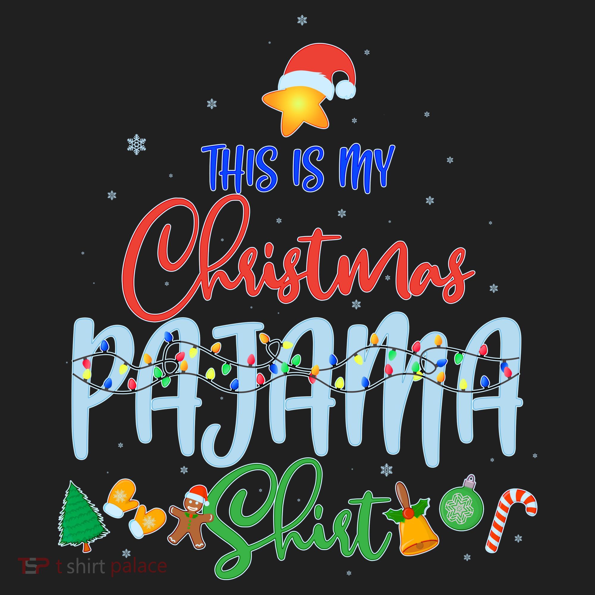 This is My Christmas PJ Shirt Hat
