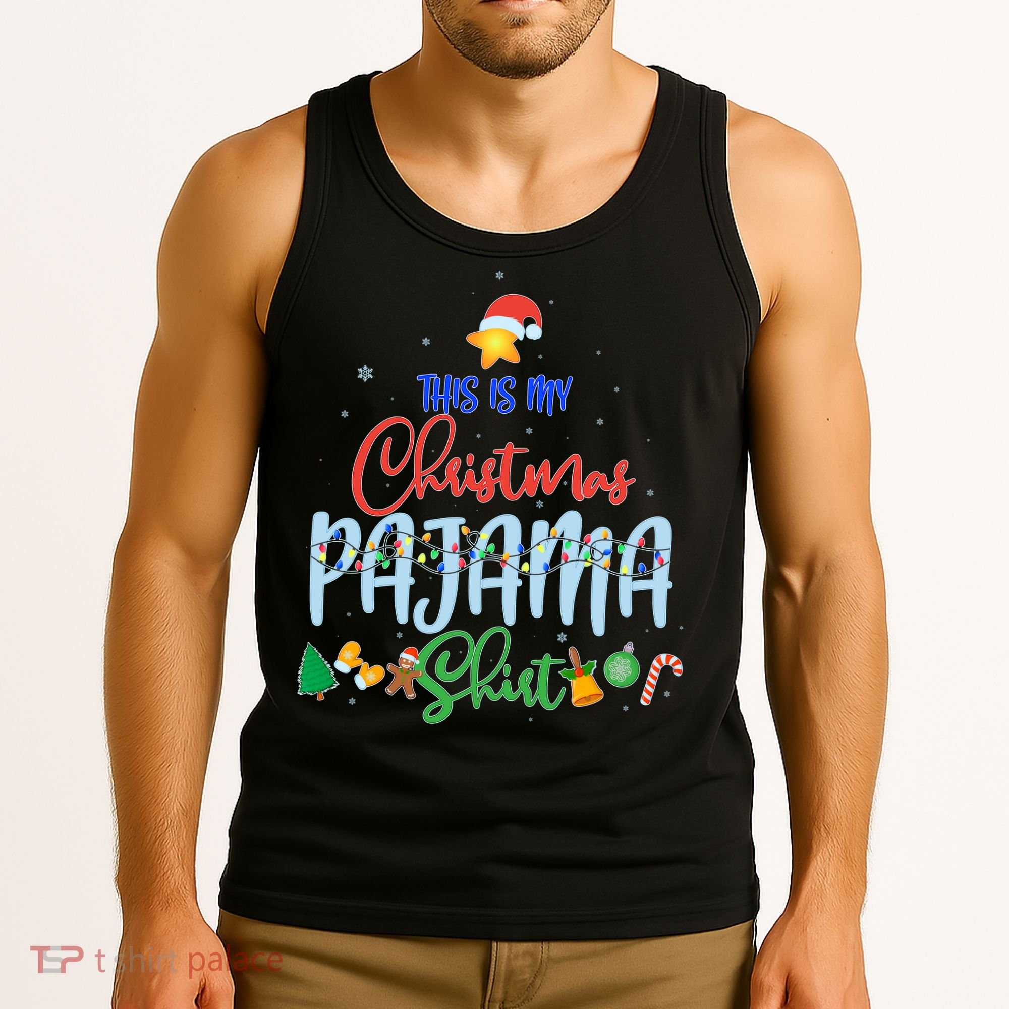 This is My Christmas PJ Shirt Tank Top