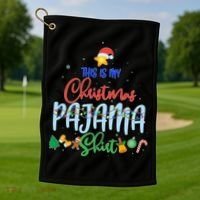 This is My Christmas PJ Shirt Golf Towel thumb 1