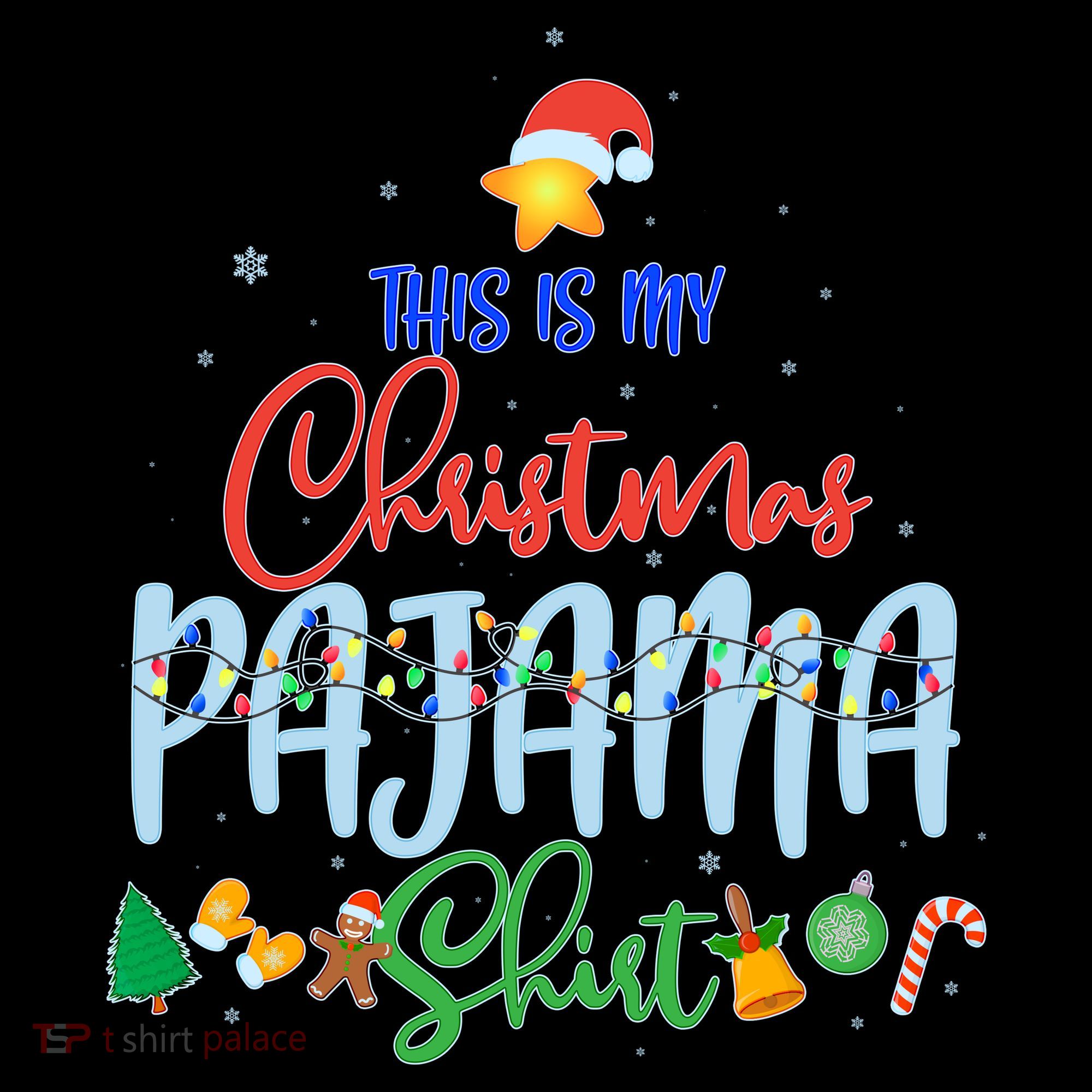 This is My Christmas PJ Shirt Kids Sweatshirt