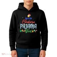 This is My Christmas PJ Shirt Kids Hoodie thumb 4