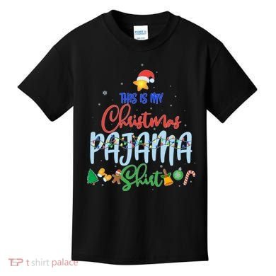 This is My Christmas PJ Shirt Kids T-Shirt