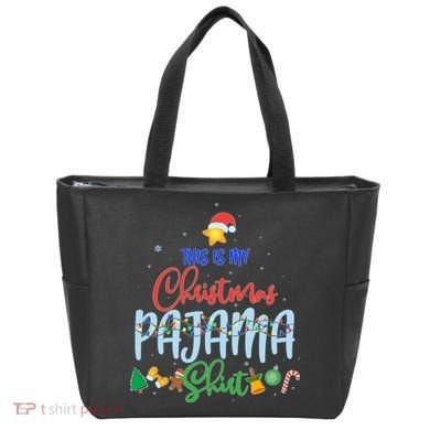 This is My Christmas PJ Shirt Tote Bag