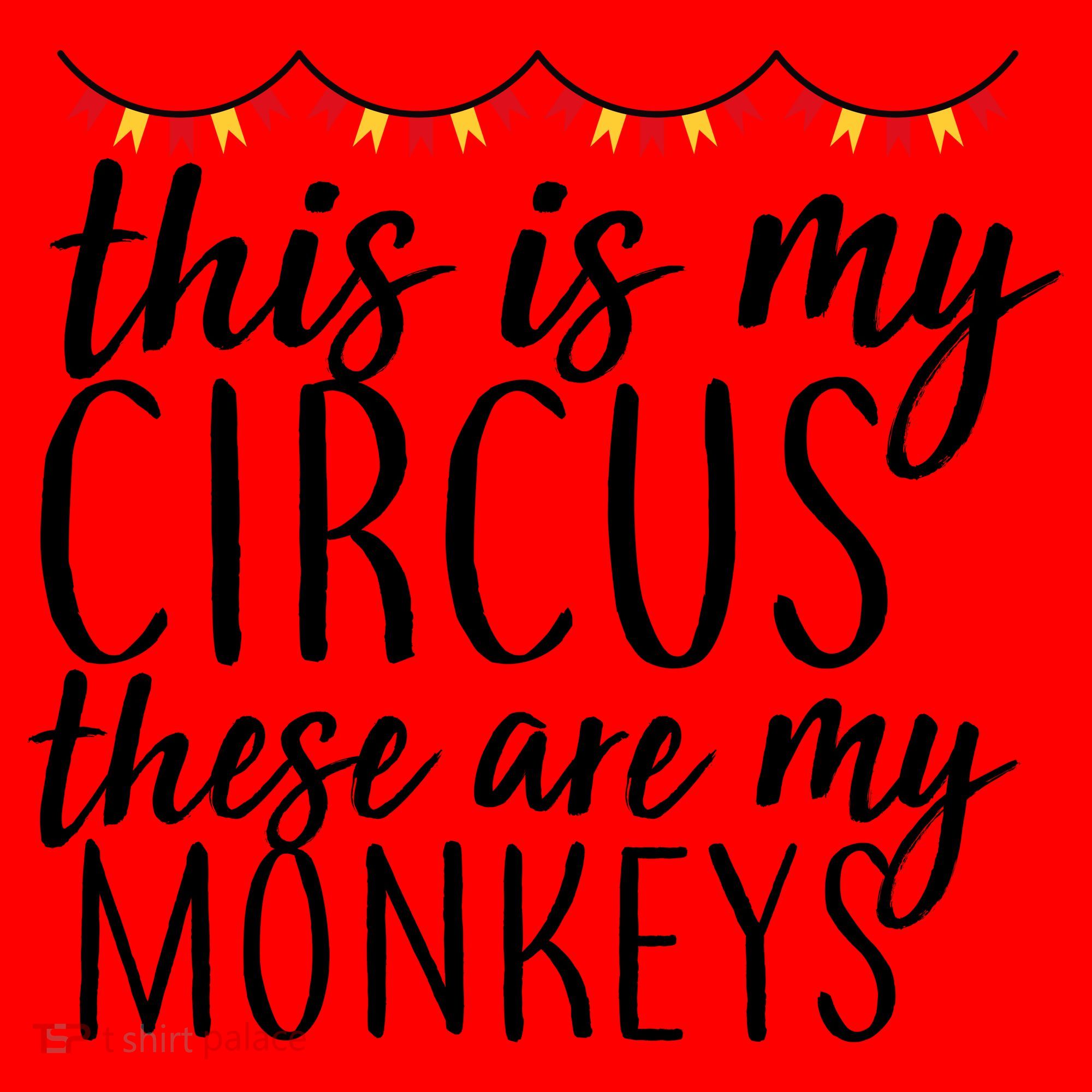 This Is My Circus These Are My Monkeys  Santa Hat