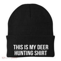 This Is My Deer Hunting Shirt Funny Beanie thumb 0