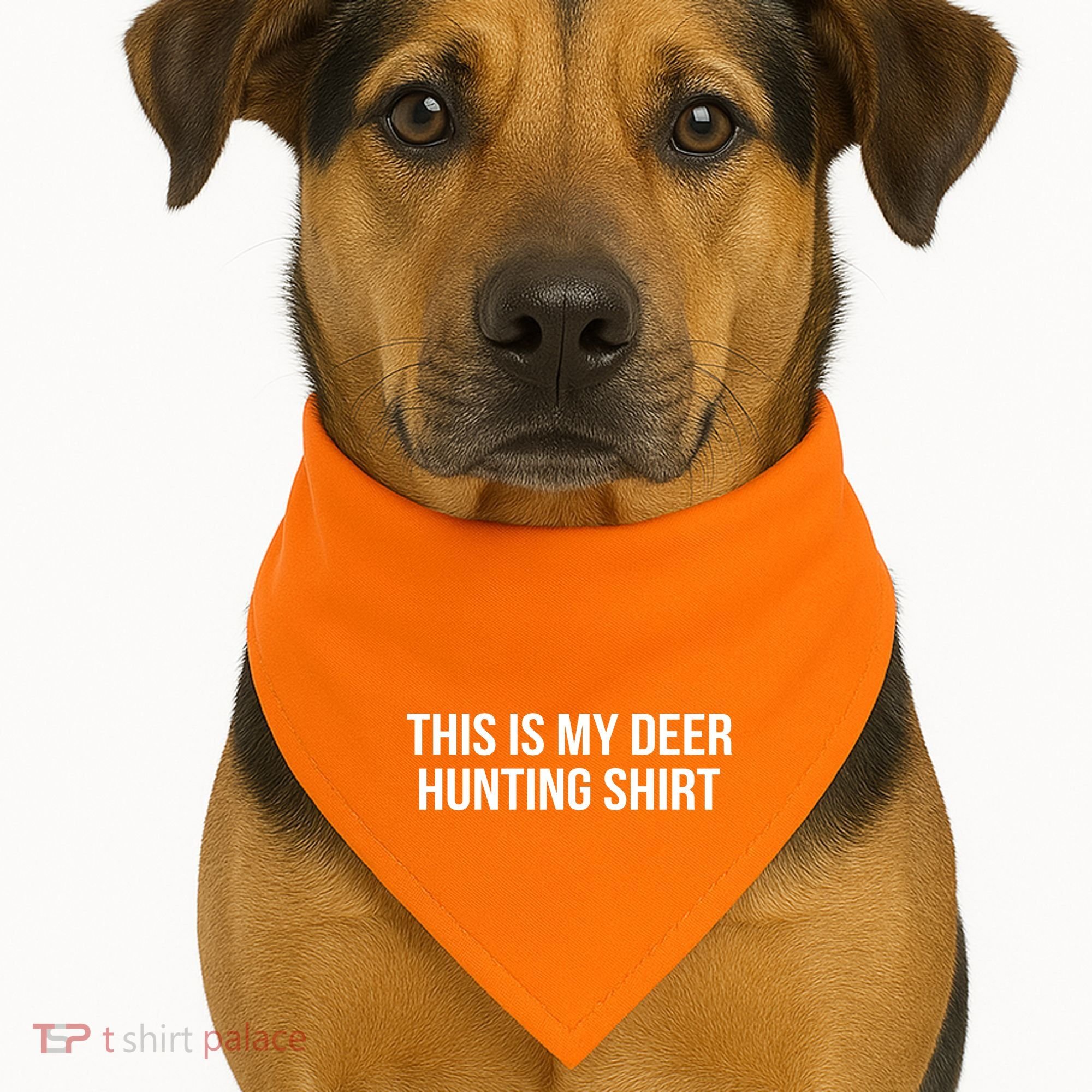 This Is My Deer Hunting Shirt Funny USA-Made Doggie Bandana