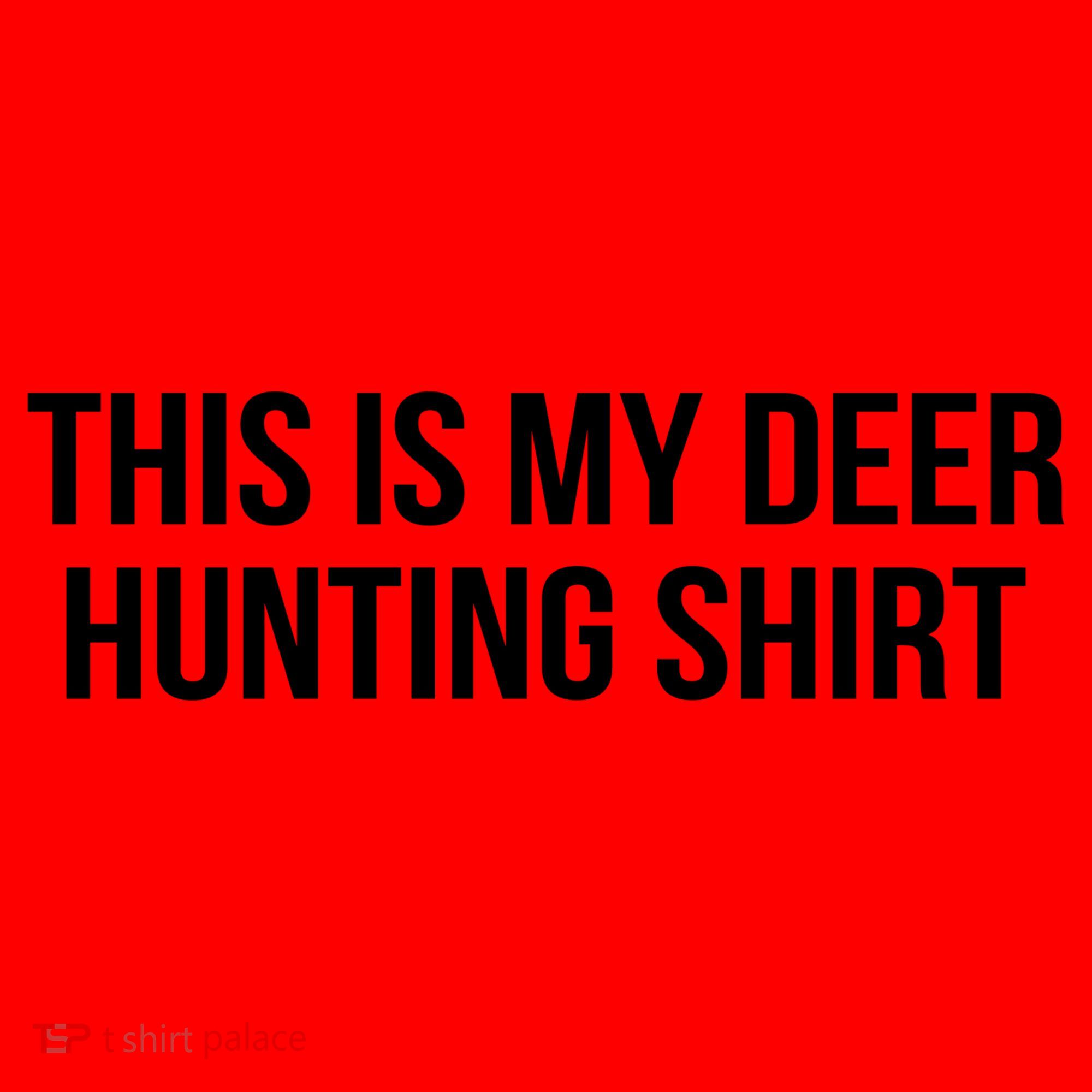 This Is My Deer Hunting Shirt Funny Santa Hat