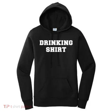 This Is My Drinking Shirt College Text Women's Hoodie