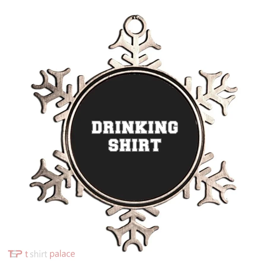 This Is My Drinking Shirt College Text Ornament