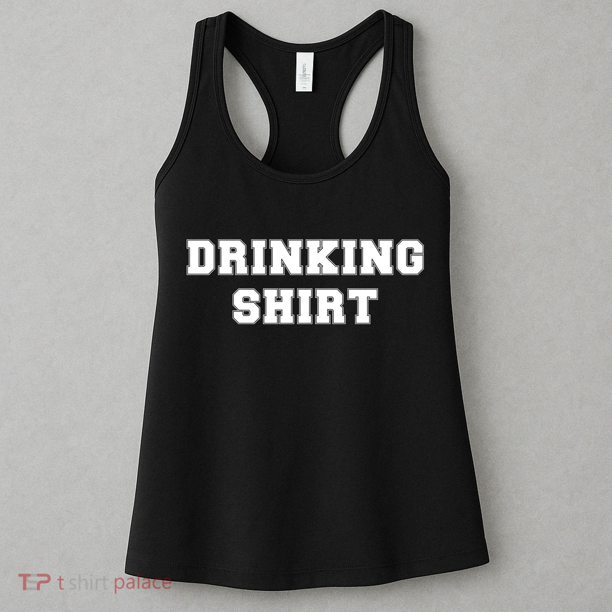 This Is My Drinking Shirt College Text Women's Tank Top