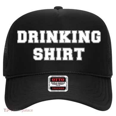 This Is My Drinking Shirt College Text Hat