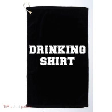 This Is My Drinking Shirt College Text Golf Towel