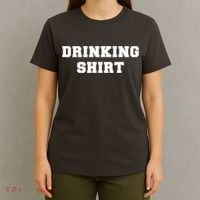 This Is My Drinking Shirt College Text T-Shirt thumb 4