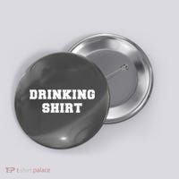 This Is My Drinking Shirt College Text Button thumb 0