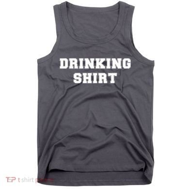 This Is My Drinking Shirt College Text Tank Top