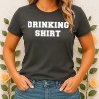 This Is My Drinking Shirt College Text Women's T-Shirt thumb 2