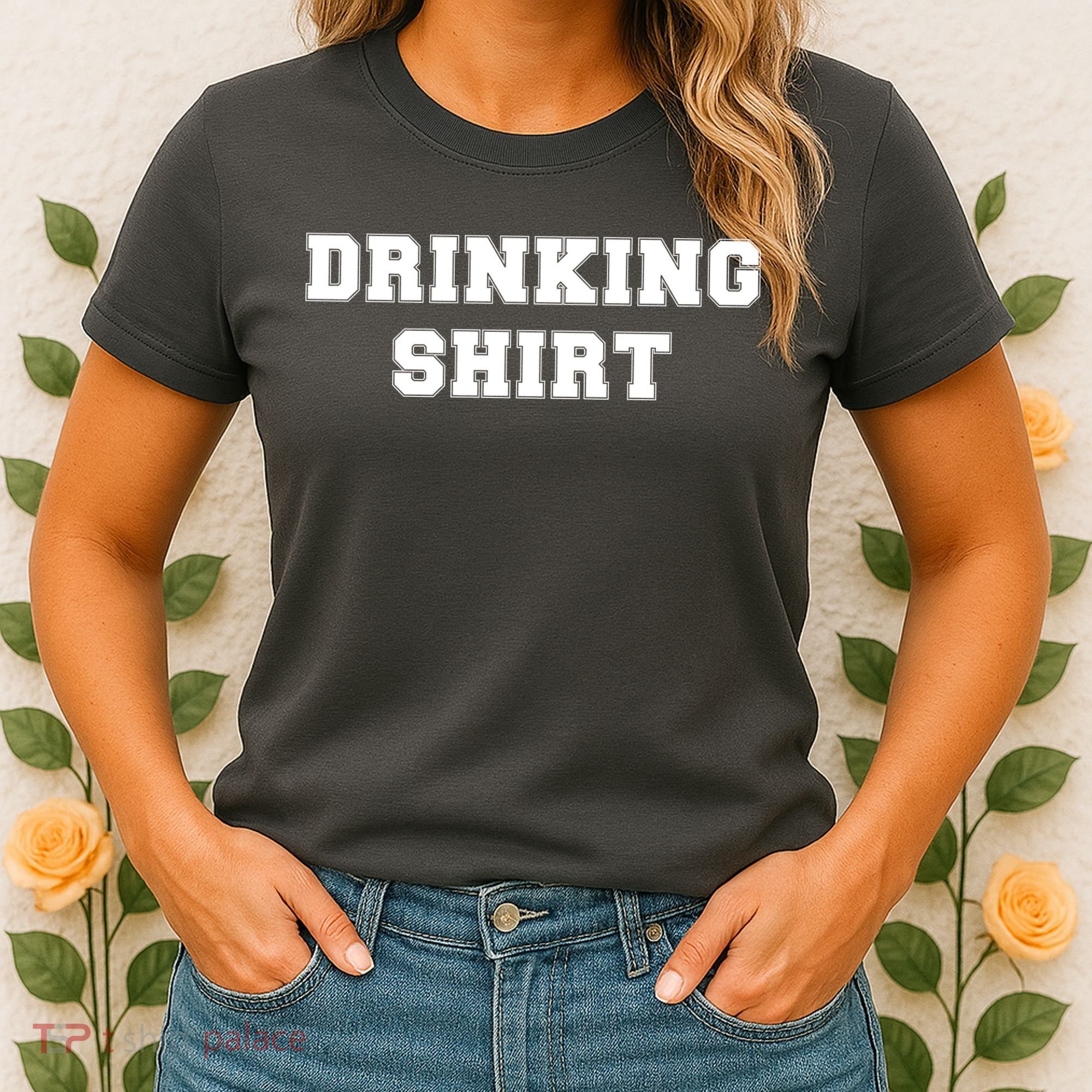 This Is My Drinking Shirt College Text Women's T-Shirt
