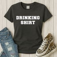 This Is My Drinking Shirt College Text Women's T-Shirt thumb 3