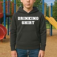 This Is My Drinking Shirt College Text Kids Hoodie thumb 2