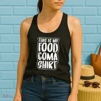 This is My Food Coma Women's Tank Top thumb 2