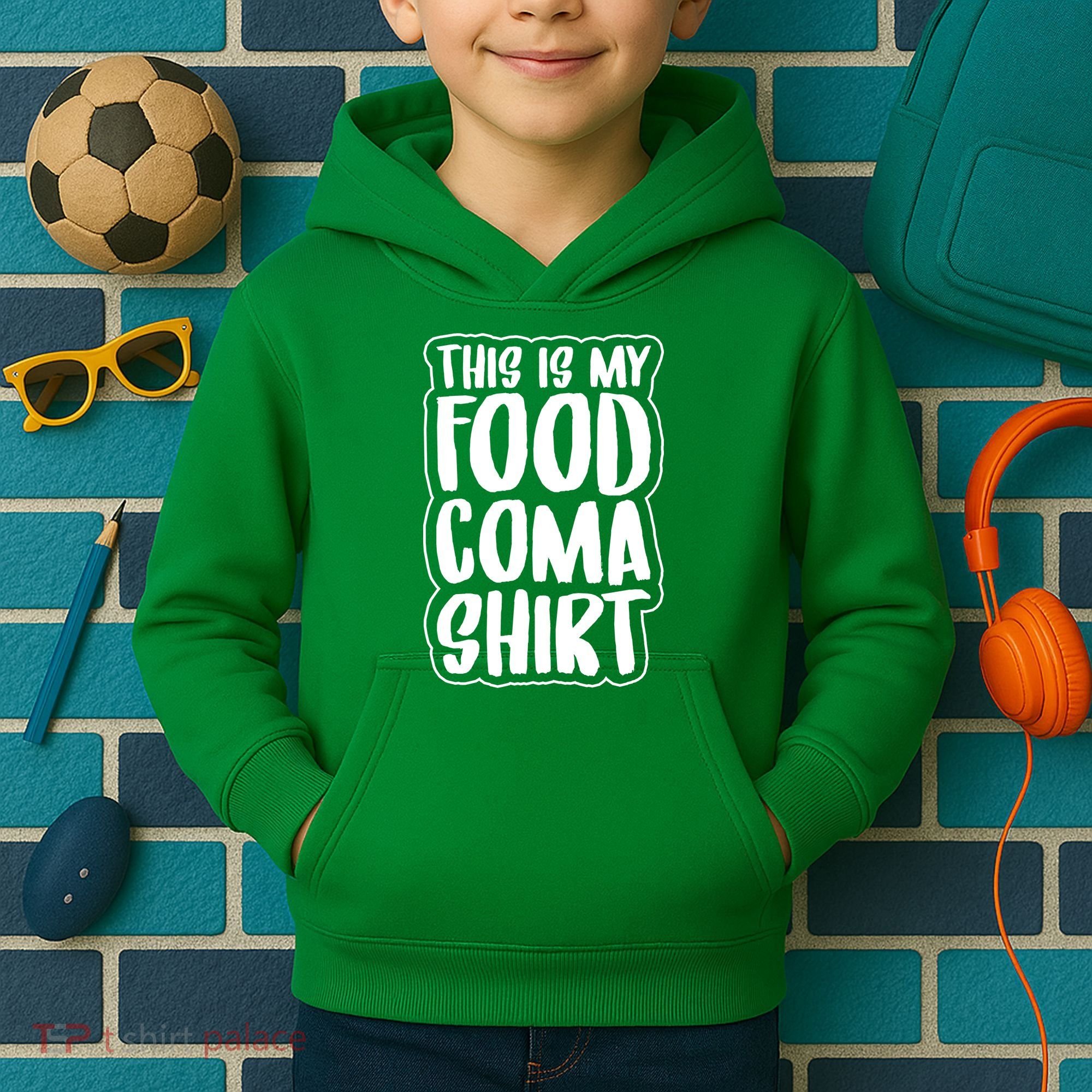 This is My Food Coma Kids Hoodie