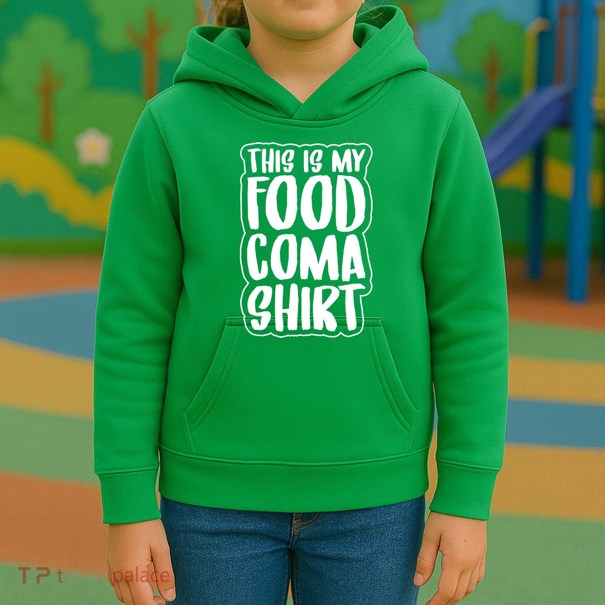 This is My Food Coma Kids Hoodie