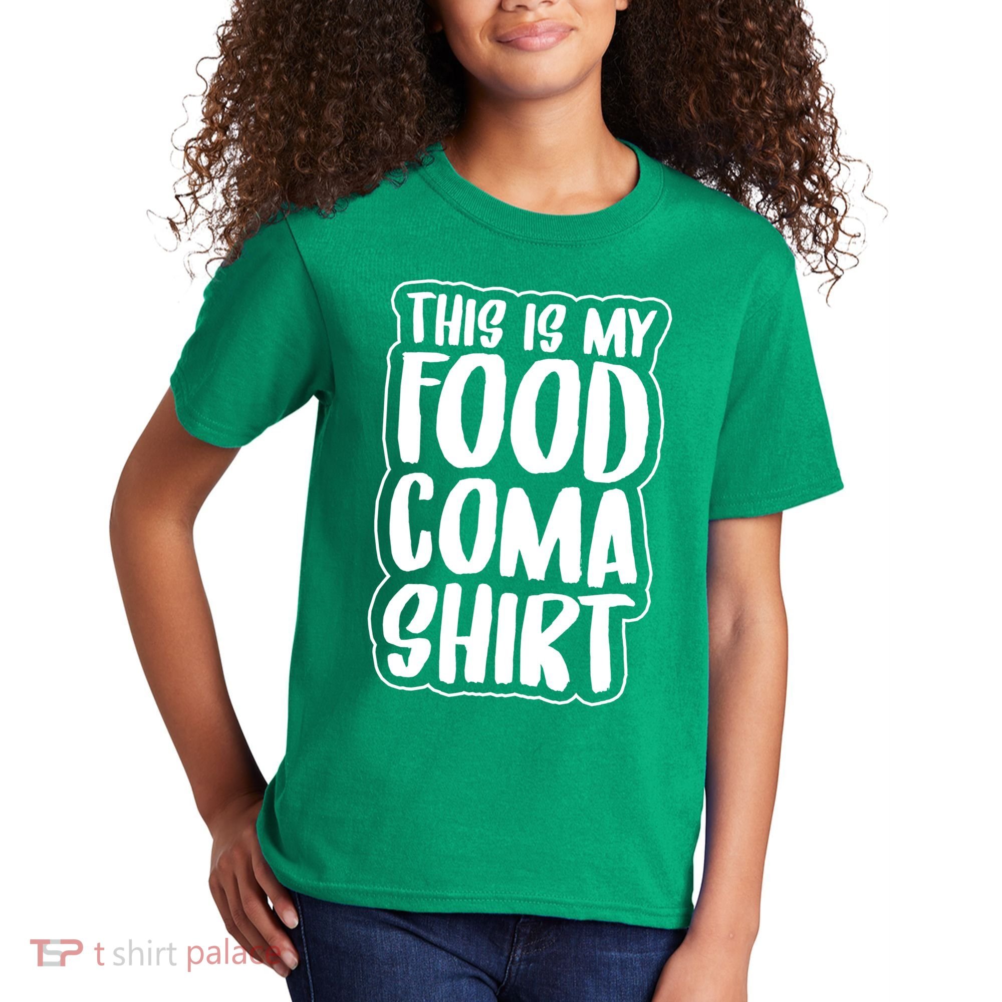 This is My Food Coma Kids T-Shirt