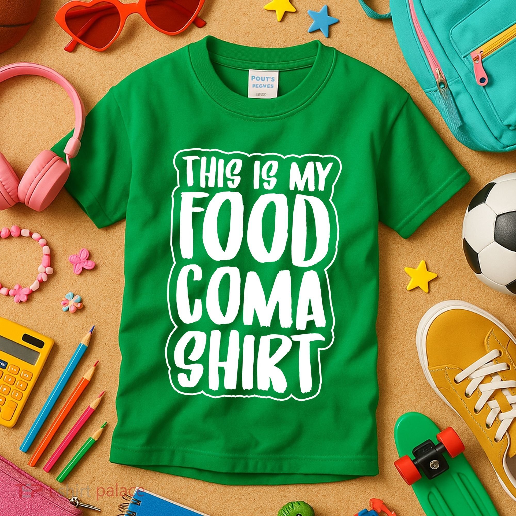 This is My Food Coma Kids T-Shirt