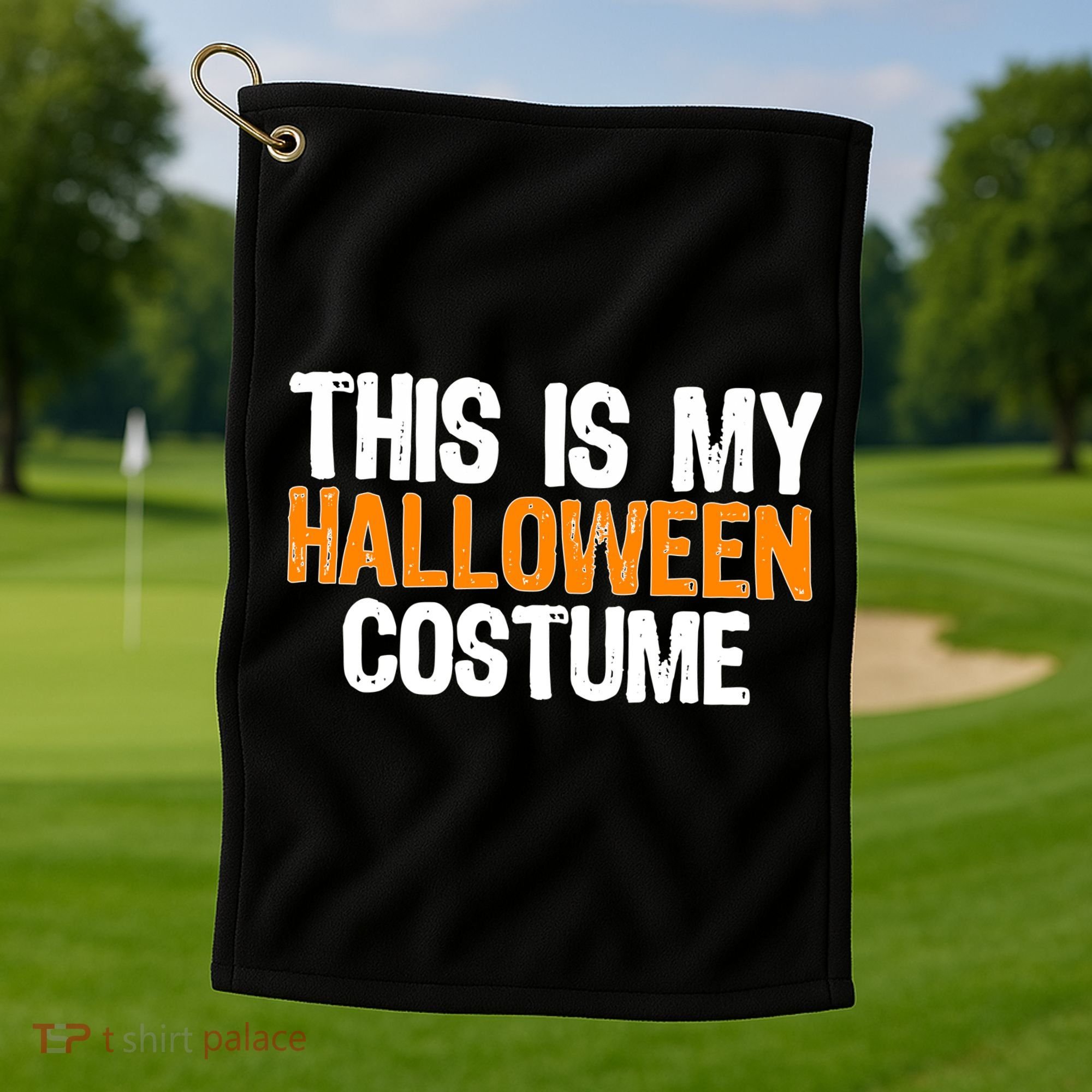 This Is My Halloween Costume Golf Towel
