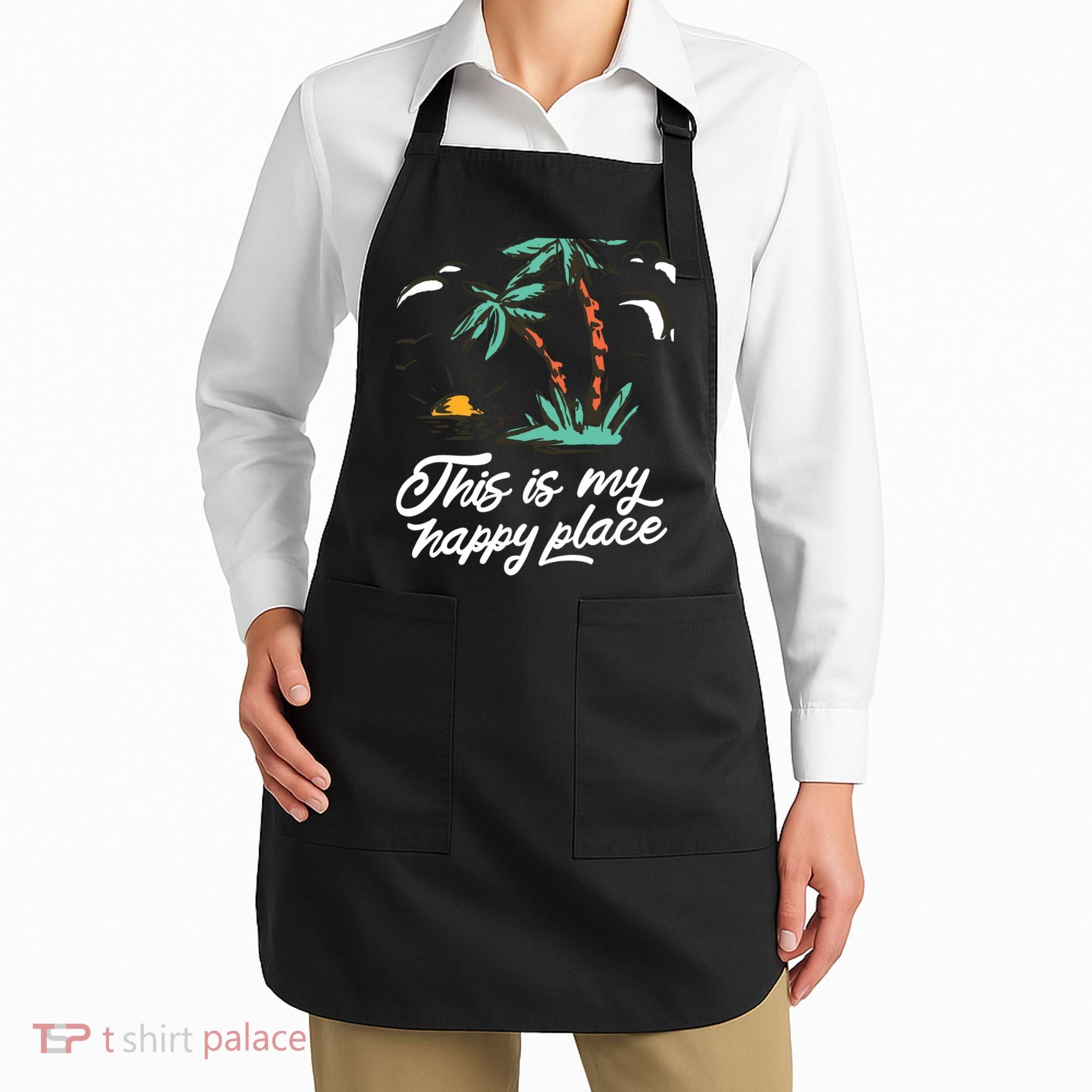 This Is My Happy Place Summer Life Apron