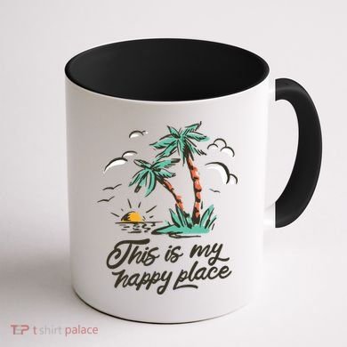 This Is My Happy Place Summer Life Coffee Mug back