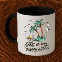 This Is My Happy Place Summer Life Coffee Mug thumb 2