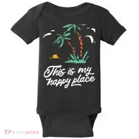 This Is My Happy Place Summer Life Baby Bodysuit thumb 0