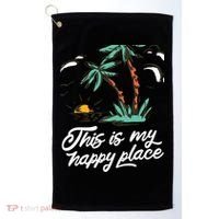 This Is My Happy Place Summer Life Golf Towel thumb 0