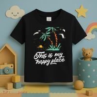 This Is My Happy Place Summer Life Toddler T-Shirt thumb 3