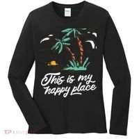 This Is My Happy Place Summer Life Women's Long Sleeve Shirt thumb 0