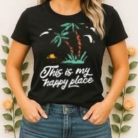 This Is My Happy Place Summer Life Women's T-Shirt thumb 2