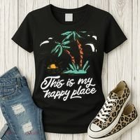 This Is My Happy Place Summer Life Women's T-Shirt thumb 3
