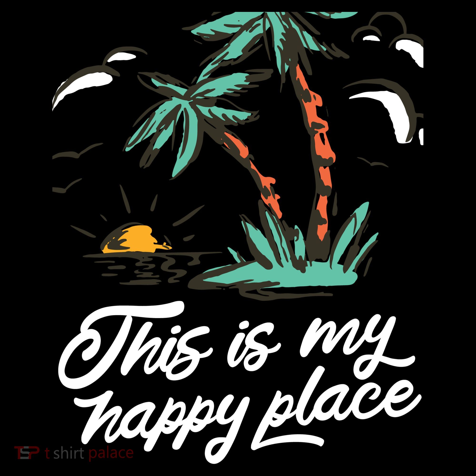 This Is My Happy Place Summer Life Women's T-Shirt