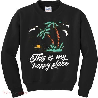 This Is My Happy Place Summer Life Kids Sweatshirt