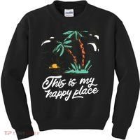 This Is My Happy Place Summer Life Kids Sweatshirt thumb 0