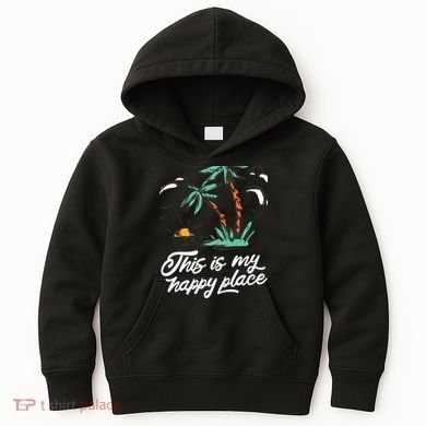 This Is My Happy Place Summer Life Kids Hoodie
