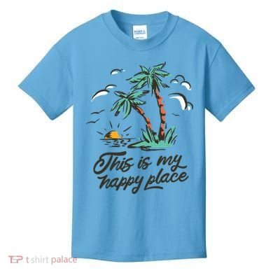 This Is My Happy Place Summer Life Kids T-Shirt
