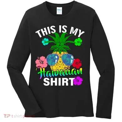 This Is My Hawaiian Women's Long Sleeve Shirt