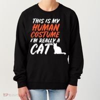 This Is My Human Cat Costume Women's Sweatshirt thumb 0